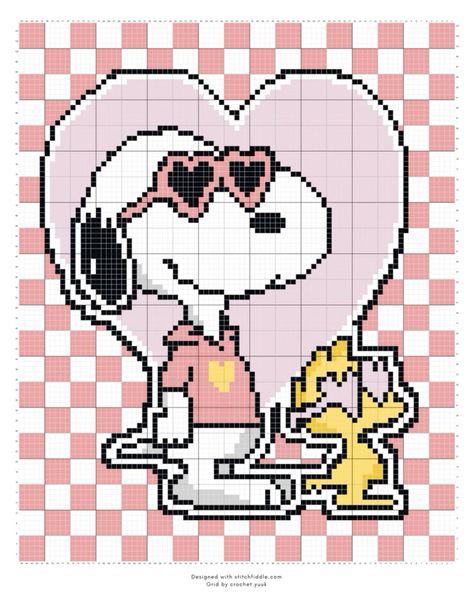 Effortless Crochet Grid Patterns to Elevate Your Craft Hello Kitty Tapestry Crochet Grid, Crochet Image Patterns, Woodstock Pixel Art, Snoopy Tapestry Crochet, Snoopy Tapestry, Crochet Grid Patterns, Crochet Graph Patterns, Crochet Grid, Pixel Grid