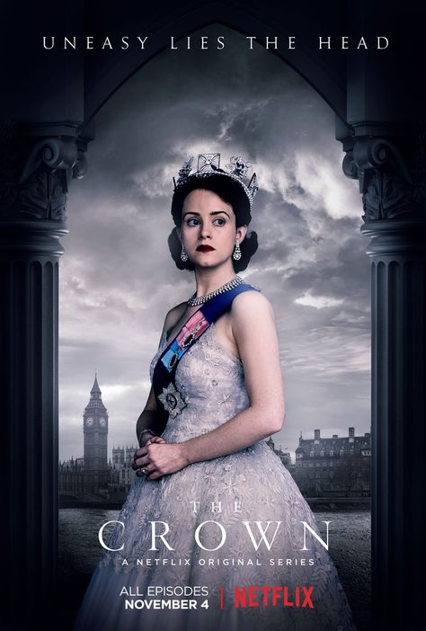 Crown Netflix, The Crown Series, Claire Foy, Historical Movies, Netflix Original Series, Family Poster, Movie Collection, Cate Blanchett, Look Book