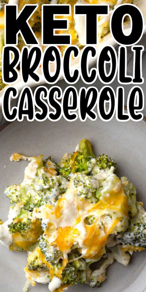 Keto Cheesy Broccoli Casserole, Low Carb Cheesy Broccoli, Thm Broccoli Casserole, Broccoli Recipes Keto Low Carb, The Broccoli Thing, Keto Recipes Broccoli, Side Dish With Broccoli, Keto Broccoli Casserole Easy, Broccoli And Cream Cheese Recipes