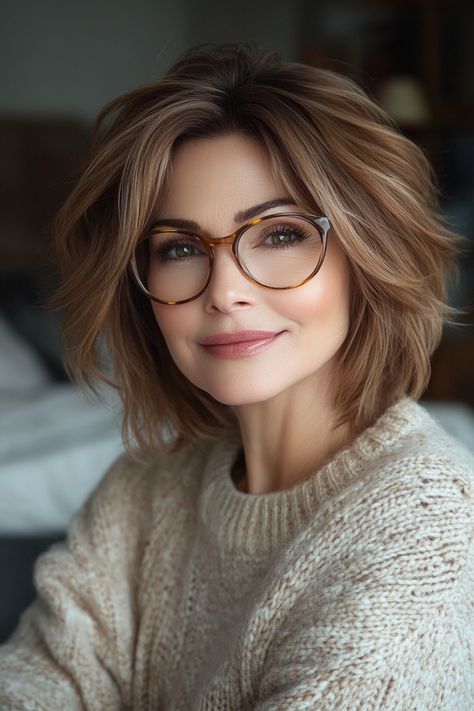 27+ Amazing Short Hairstyles for Women Over 60 with Glasses in 2024 – CreativeBooster Haircut Glasses Women, Hair Styles For Glasses, Hairstyles For Glasses Wearers, Bob With Glasses, Hairstyles For Women With Glasses, Curled Pixie, Glasses Styles, Older Women's Hairstyles, Beauty Hair Color