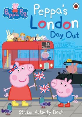 Peppa's London Day Out Sticker Activity Book Peppa And George, Sticker Activity, London With Kids, London Sights, Sound Book, Little Library, Holiday Stickers, World Pictures, Amazon Book Store