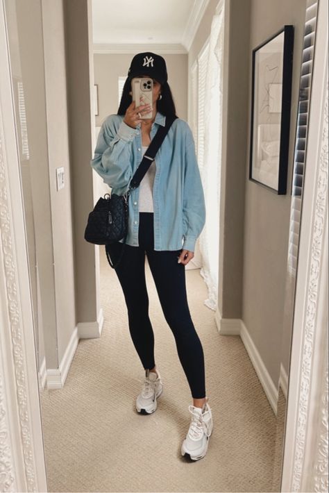 Athleisure style, casual style #StylinbyAylin Athleisure Style, City Outfits, Athleisure Fashion, Athleisure Outfits, Lululemon Leggings, Back In Stock, Amusement Park, Workout Wear, Summer Casual