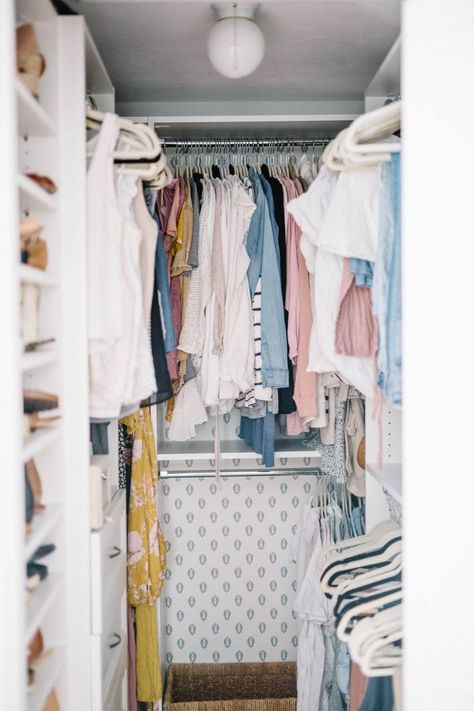 Built In Drawers, Closet Organisation, Closet Hacks, Tiny Closet, Wardrobe Organisation, Clothes Closet Organization, Closet Renovation, Closet Layout, Small Closets