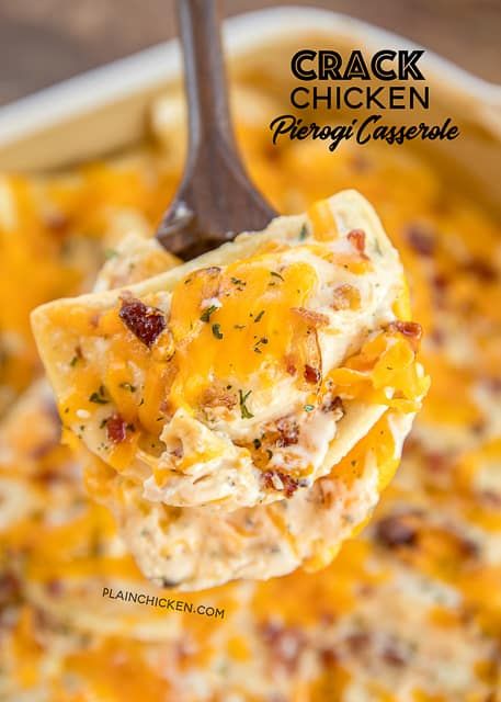 Crack Chicken Pierogi Casserole Chicken Bacon Ranch Perogies, Chicken And Perogies Recipes, Chicken Pierogi Casserole, Pierogi Recipes, Frozen Pierogies, Pierogi Casserole, Perogies Recipe, Homesteading Recipes, Pierogi Recipe