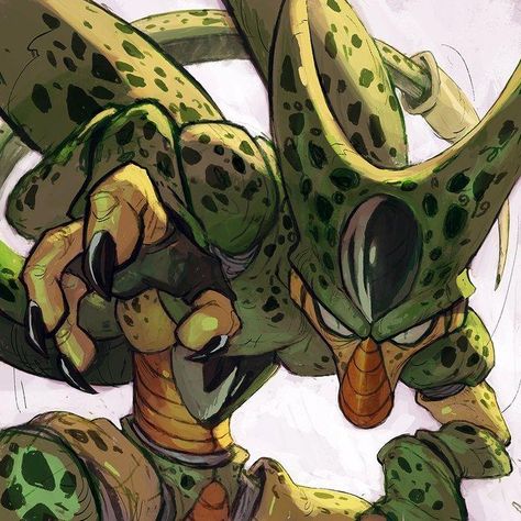 Imperfect Cell, Cell Dbz, Perfect Cell, Dragon Ball Super Artwork, Dbz Art, Dragon Balls, Dragon Ball Super Manga, Dragon Ball Wallpapers, Dragon Ball Artwork