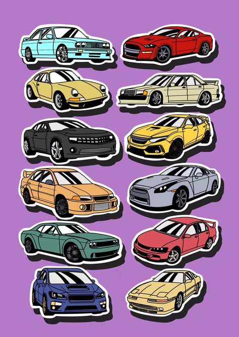 Exploring the Pinnacle of Luxury Cars: A Comprehensive Review Ready To Print Stickers, Car Journal Ideas, Cool Car Stickers Ideas, Stickers Of Cars, Cool Stickers For Guys, Car Stickers Printable, Cars Stickers Printable, Car Collage, Cars Printable