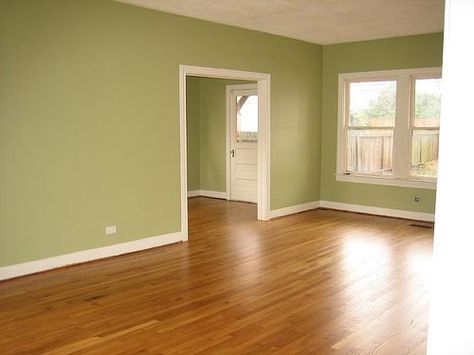 Celery Green, Green Walls, Interior Paint Colors, Interior Paint, Wood Floors, Celery, Paint Colors, Paint, Wood