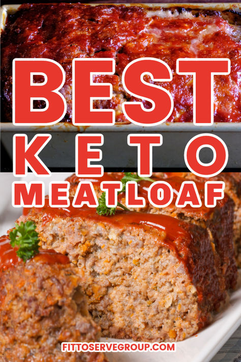 Gluten-Free Meatloaf (Keto) Lamb Meals, Gluten Free Meatloaf Recipe, Pork Meatloaf, Keto Meatloaf, Gluten Free Meatloaf, Low Carb Meatloaf, Keto Meat, Sugar Free Ketchup, Ketchup Sauce