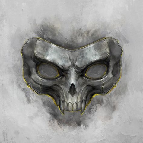 ArtStation - Persona 5 - Masks, Daniel Kamarudin Persona 5 Mask, Mask Painting, Skull Mask, Deer Skulls, Red Skull, Skull Face, Skull Drawing, Cow Skull, Black Skulls