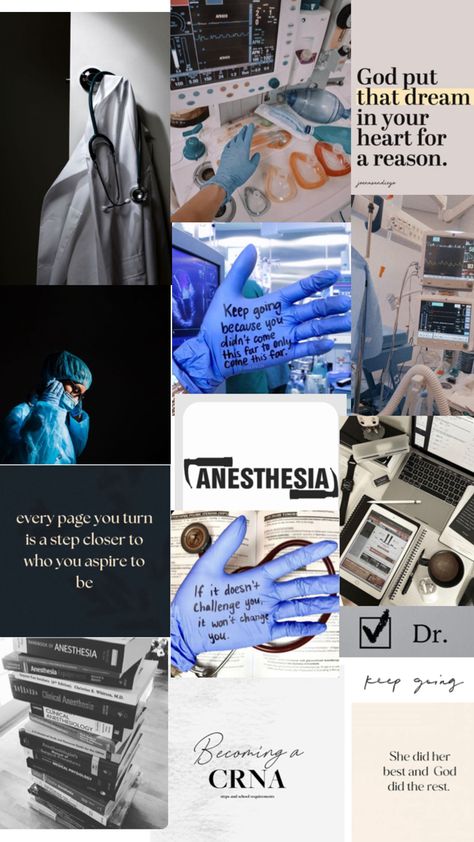 Nurse Anesthetist Aesthetic, Crna Nurse Anesthetist, Crna School, Doctor Quotes Medical, Nursing Goals, Nursing Motivation, Medical School Life, Nurse Anesthetist, My Future Job