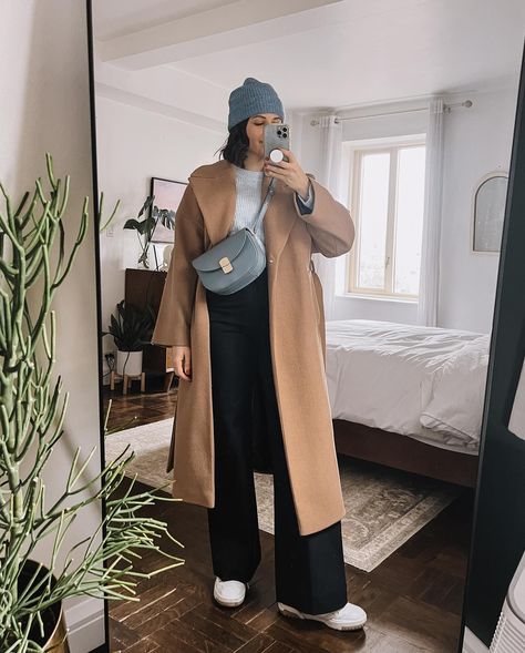 5 different ways to style a camel coat. And just 5 really good winter outfits to try. Shop each of these with the link in my bio via @shop.ltk Which one is your favorite? Camel Peacoat Outfit, Car Coat Outfit, Mid Size Winter Outfits, Camel Coat Outfit Winter Style, Winter Leggings Outfit, Peacoat Outfit, Camel Coat Outfit, Leggings Outfit Winter, Outfit Sporty