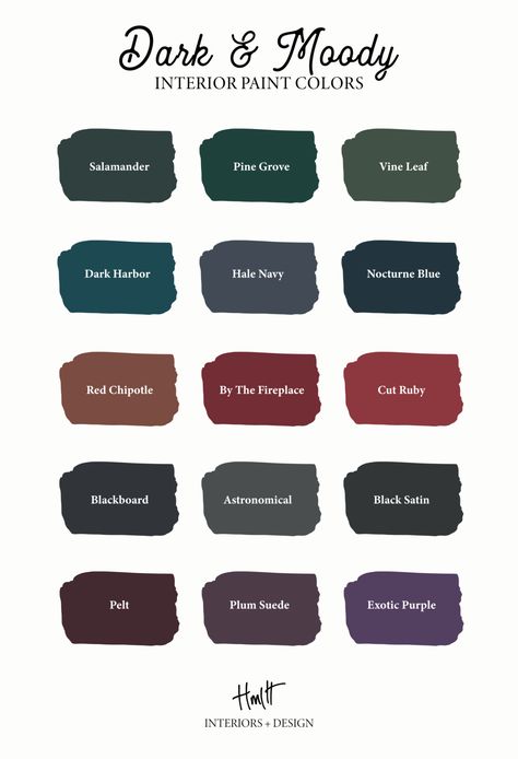 Dark Jewel Tone Bathroom, Juniper Berry Paint Color, Dark Red Color Combination, Witchy Color Schemes, Dark Color Pallet, Dark And Moody Paint Colors, Dark Jewel Tone Color Palette, Dark And Moody Interiors, Hale Navy