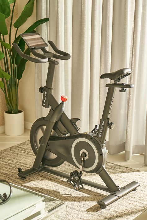 Exercise Bike At Home, Indoor Bike Aesthetic, Exercise Equipment Aesthetic, Exercise Bike Aesthetic, Stationary Bike Aesthetic, Spin Bike Aesthetic, Exercise Equipment At Home, Gym Machine Workouts For Women, Echelon Bike