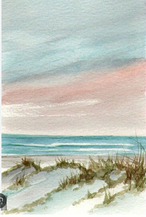 Canvas For Beginners, Canvas Painting Ideas, Watercolor Paintings For Beginners, Watercolor Sunset, Watercolor Landscape Paintings, 수채화 그림, Brown Art, Sunset Art, Arte Sketchbook