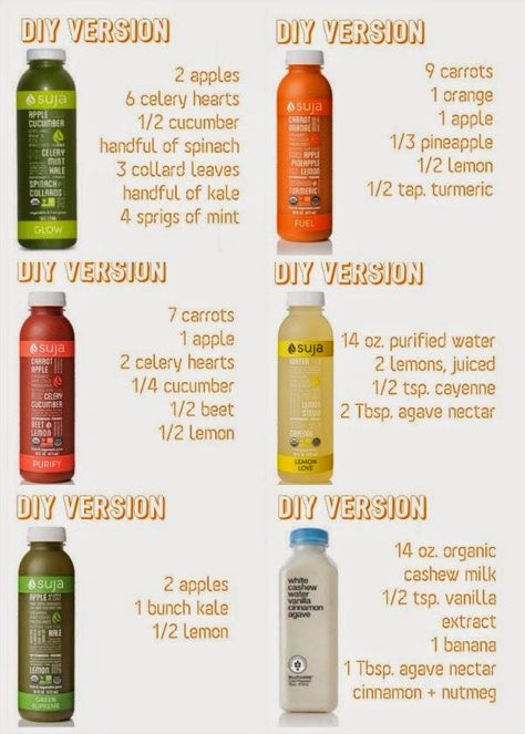 DIY 3-Day Suja Juice Cleanse (~$65) Suja Juice Cleanse, Smoothies Vegan, Healthy Detox Cleanse, Resep Smoothie, Detox Juice Cleanse, Juice Cleanse Recipes, Veggie Juice, Juicy Juice, Natural Detox Drinks