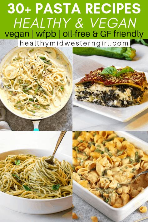 Vegetarian Lasagna Soup, Vegan Pasta Recipe, Healthy Vegan Pasta, Pasta Toppings, Healthy Pasta Dishes, Veggie Pasta Salad, Pastas Recipes, Plant Based Diet Recipes, Wfpb Recipes