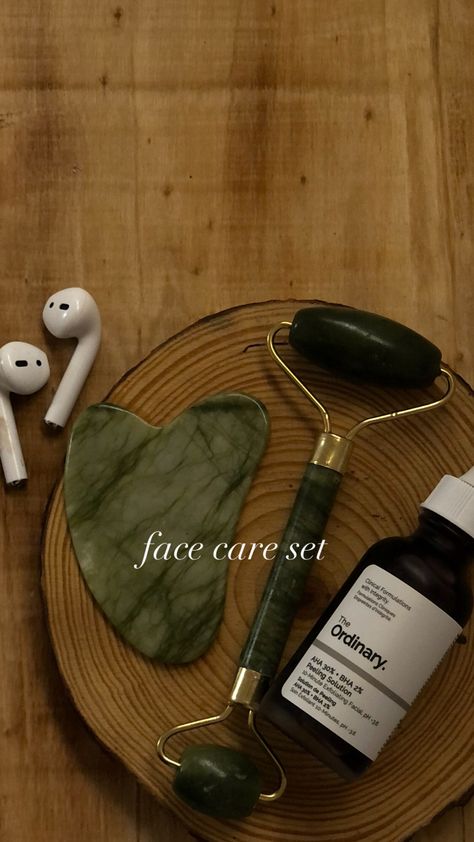 Jade Roller And Gua Sha, Roller And Gua Sha, Gua Sha Set, Easy Coffee Recipes, Release Tension, Perfect Skin Care Routine, Jade Roller, Facial Skin Care Routine, Instagram Ideas Post