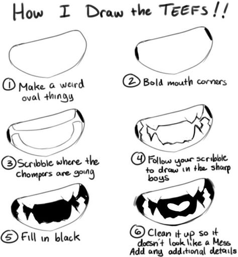 Teeth!! #drawing Mouth Practice Drawing, Drawing Refrences Teeth, Fanged Teeth Drawing, Mouth Drawing Tutorial Step By Step, Horror Pose Reference Drawing, How To Draw Teeth Step By Step, Beach Poses Art Reference, Mouth And Teeth Drawing, Pointy Teeth Drawing