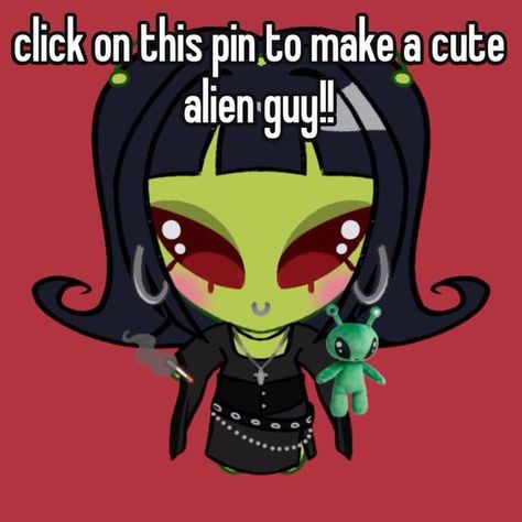 Little Guy Maker, Cute Alien Art, Silly Websites, Silly Lil Guy, Alien Icon, Silly Crafts, Silly Alien, Silly Little Guy, Alien Ideas