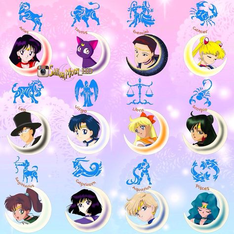 Zodiac- I'm sailor Venus! Awesome ❤😉 Juni Taisen, Aquarius Sun, Juuni Taisen, Saturn Tattoo, Moon Zodiac, Sailor Moon Tattoo, Sailor Moon Girls, Leo Rising, Anime Zodiac