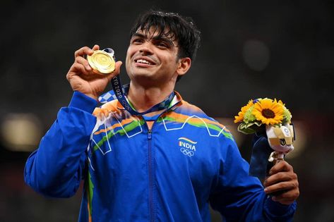 Olympic Track And Field, Field Athletes, Neeraj Chopra, Javelin Throw, The Golden Boy, World Athletics, Olympic Gold Medals, 2020 Olympics, Olympic Medals