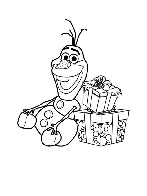 Olaf Coloring Pages, Olaf Birthday, Happy Birthday Coloring Pages, Frozen Coloring Pages, Birthday Coloring Pages, Kid Coloring Page, Disney Frozen Olaf, Summer Coloring Pages, Disney Colors