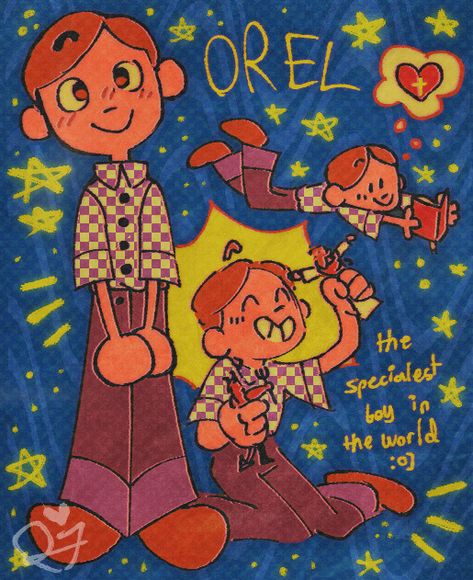 Orel X Christina, Moral Orel Fanart, Morel Orel, Moral Orel, Reading The Bible, Swag Art, Image Description, The Clown, Wow Art