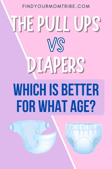 When looking at pull ups vs diapers, a few factors contribute to the debate of which is the winner of the two. Find them out here Disposable Nappies, Best Crib, Which Is Better, The Winner, Pull Ups, Baby Gear, The Two, Big Kids, Smart Shopping