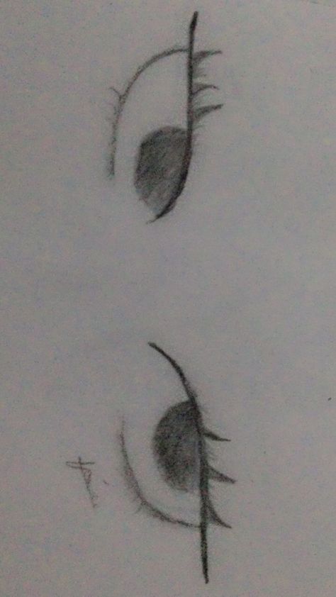 Y2k Drawing Sketch Eyes, Drawing Inspo Simple Easy, Drawing Ideas Eyes Easy, Simple Eye Sketch, Eye Sketch Easy, Cool Art Reference, Art Reference Drawing, Easy Eye Drawing, Cool Easy Drawings