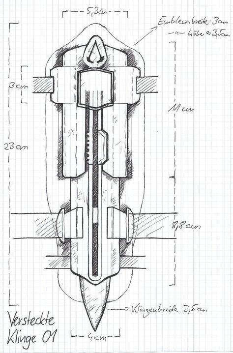 Preparing AC4 Cosplay: the Hidden Blade by MelchorGruen                                                                                                                                                                                 Más Assassins Creed Hidden Blade, Assassins Creed Quotes, Assassin's Creed Hidden Blade, Assassins Creed Costume, Assassins Creed Cosplay, Assassin's Blade, Assassin's Creed Wallpaper, Blade Tattoo, Assassins Creed Artwork