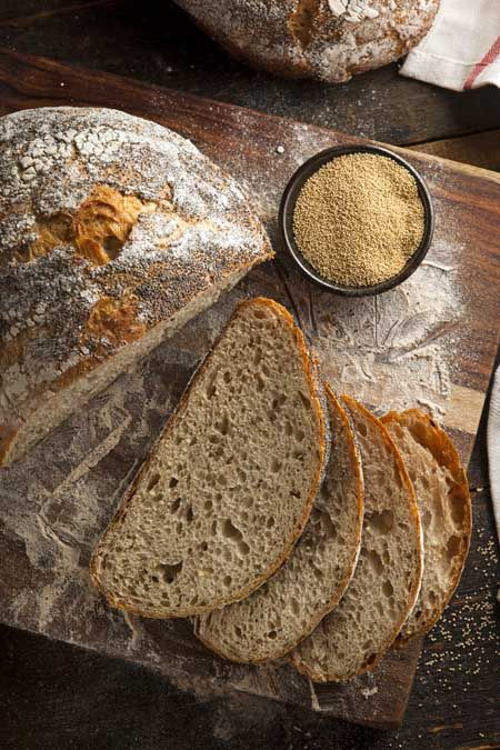 Amaranth Bread Recipes, Amaranth Flour Recipes, Amaranth Bread, Fodmap Bread, Amaranth Recipes, Plant Proteins, Gluten Free Sourdough, Healthy Cereal, Wheat Berries