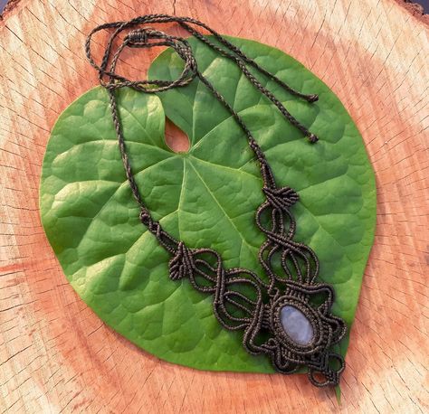 Macrame Necklace Pendant Jewelry Rose Quartz Stone Cord Handmade Bohemian necklace bohemian chic gemstone choker for just ₹1111.00 #WitchyWiccaJewelry #BohemianGypsy #HealingCrystal #GiftForYogi #ShamanicMystic #MacrameNecklace #TribalEthnicWear #BohoJewelry #MicroMacrame #SpiritualJewelry Micro Macrame Necklace, Wicca Jewelry, Gemstone Choker, Natural Turquoise Stone, Micro Macramé, Chic Gifts, Rose Quartz Stone, Bohemian Necklace, Rose Quartz Gemstone