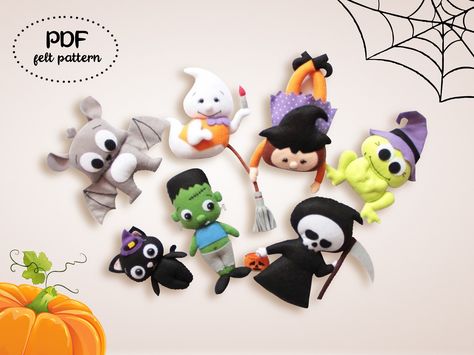 Halloween felt crafts