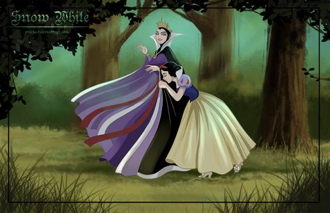 Disney Friendly Villains: Evil Queen Snow White Stepmother, Snow White Art, Hero Villain, Disney Version, Walt Disney Pictures, All Hero, Disney Princess Art, Princess Art, Evil Queen