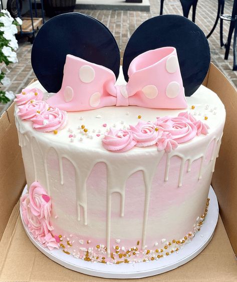 Mimmie Mouse Birthday Cake, Birthday Cakes Minnie Mouse, Minnie Mouse Third Birthday Cake, Minny Mouse Cake Ideas, Minnie Mouse 2nd Birthday Party Cake, Minnie Theme Cake, Minnie Mouse Cake First Birthday, Minnie Mouse Twodles Birthday Cake, Mickey Minnie Cake Ideas