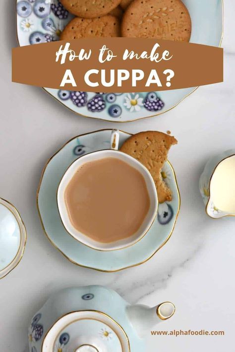 How to make British tea, the "proper" way. Pull together the perfect cup of English tea using loose leaves or tea bags with a kettle or the stove, in a mug or a teapot! Plus, top tips and FAQs. Making A Cup Of Tea, How To Use A Teapot, English Cup Of Tea, How To Make British Tea, How To Make English Tea, Proper English Tea, How To Prepare Tea, English Tea Recipes, Tea Infographic