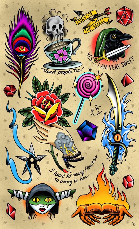 Critical Role Nail Art, Mighty Nein Tattoos, Mighty Nein Tattoo, Mighty Nein Wallpaper Phone, Critical Role Tattoo Ideas, Critical Role Tattoo, Dnd Tattoos, Dnd Tattoo, Dnd Stickers