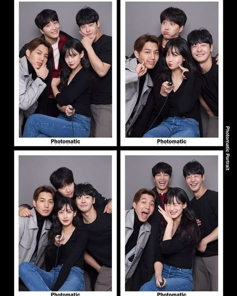 Love With Flaws Kdrama, Love With Flaws, Group Photo Poses, Group Picture Poses, Ahn Jae Hyun, 사진 촬영 포즈, Friend Poses Photography, Korean Couple, Friend Poses