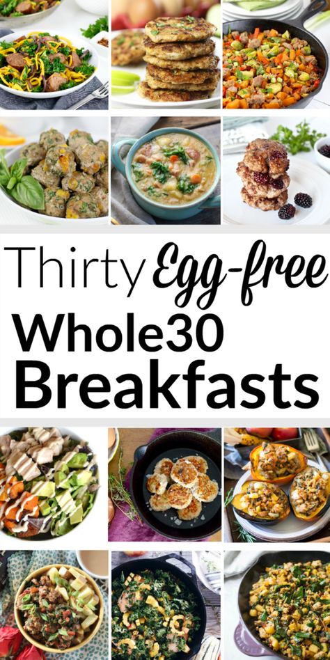 Breakfast Ideas Without Eggs, Whole30 Breakfast Recipes, Egg And Grapefruit Diet, Muffins Paleo, Egg Free Breakfast, Cold Cereal, Whole 30 Breakfast, Whole 30 Diet, Healthy Eggs