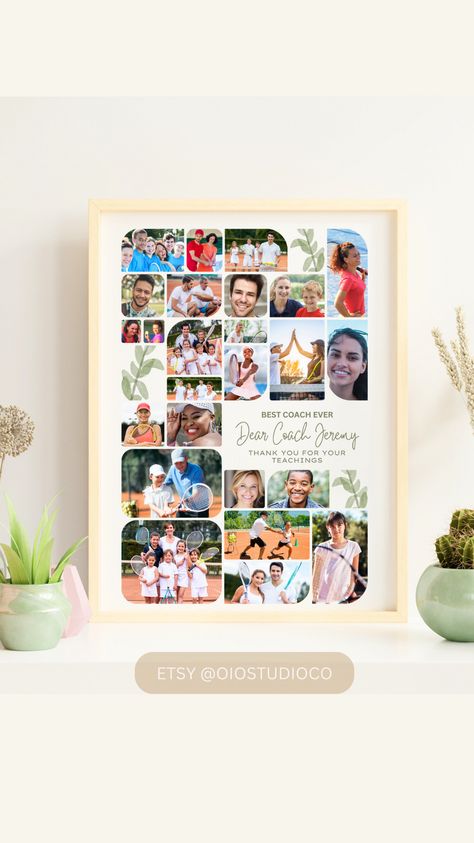 memory celebration photo collage coach celebration photo collage teacher birthday gift idea coach birthday gift idea Friend Photo Collage, Coworker Farewell Gift, Photo Collage Board, Coworker Leaving Gift, Photo Collage Diy, Farewell Gift For Coworker, Coach Appreciation Gifts, Coworker Leaving, Poster Collage