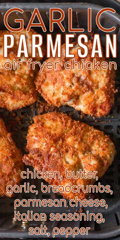 BEST AIR FRYER GARLIC PARMESAN CHICKEN RECIPE Garlic Parmesan Chicken Bites Air Fryer, Chicken Parmesan Bites Air Fryer, Chicken Tenderloins In Air Fryer, Parmigiana Chicken, Garlic Parmesan Chicken Bites, Air Fryer Chicken Bites, Air Fryer Garlic Parmesan Chicken, Fried Chicken Breast Recipe, Air Fryer Recipes Keto