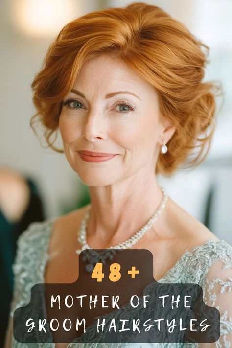 Want to look chic on your son's wedding day? 🌸 Discover 48 stylish hairstyles that offer elegance and confidence for the mother of the groom. Perfect for a memorable entrance. Click to explore these chic hair ideas. #ChicHair #MotherOfTheGroom #StylishHairstyles #WeddingStyle #HairInspo #ElegantLooks #SpecialOccasion Hairstyles For Mother Of The Groom, Wedding Hairstyles Mother Of The Bride, Updo Mother Of The Bride, Mother Of Groom Hair, Mother Of The Groom Hairstyles Medium, Groom Makeup, Stylish Updos, Mother Of The Groom Hairstyles, Stylish Hairstyles