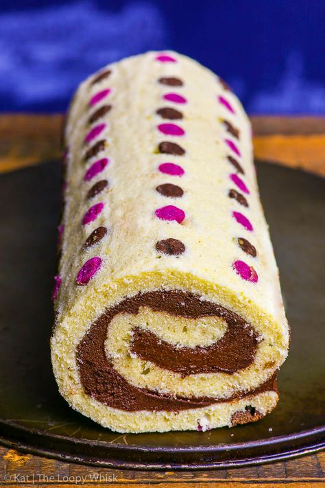 Gluten Free Jelly Roll Cake, Jelly Rolls Recipe, Dairy Free Chocolate Frosting, Roll Desserts, The Loopy Whisk, Loopy Whisk, Gf Cake, Jelly Roll Cake, Gf Baking