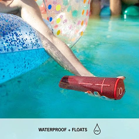 Ultimate Ears BOOM 3 Portable Waterproof Bluetooth Speaker - Night Black Ue Boom, Best Portable Bluetooth Speaker, Wireless Speakers Portable, Waterproof Speaker, Floating In Water, Wireless Speakers Bluetooth, Charging Dock, Built In Speakers, Bluetooth Speakers Portable