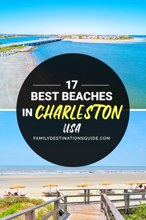 Want to see the top beaches in Charleston, South Carolina? Want ideas for a Charleston beach vacation that’s fun and safe? We’re FamilyDestinationsGuide, and we’re here to help: Discover the best beaches in Charleston, SC - so you get memories that last a lifetime! #charleston #charlestonbeachvacation #charlestonbeaches #charlestonvacation Charleston South Carolina Family Vacation, Charleston South Carolina Beaches, Charleston Sc Beaches, Charleston Beach, Folly Beach South Carolina, Charleston Travel Guide, Charleston Beaches, Smokey Mountains Vacation, Charleston Vacation