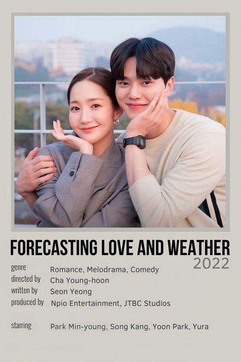 Forecasting Love And Weather Poster, Forecasting Love And Weather Kdrama, Forecasting Love And Weather, Yoon Park, Best Teen Movies, Korean Tv Series, Movie Hacks, Movies To Watch Teenagers, Drama Fever