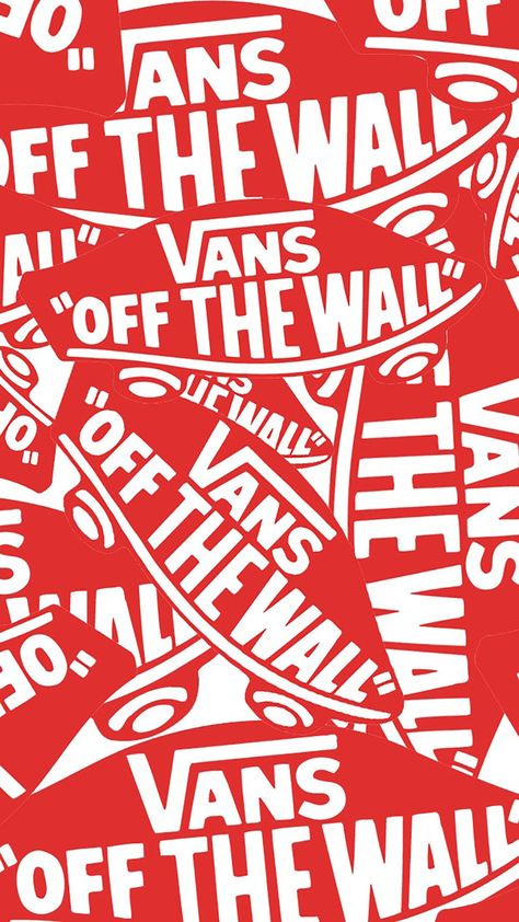 Vans-Logo-3Wallpapers-iPhone-Parallax Vans Wallpaper, Vans Logo, Vans Off The Wall, Off The Wall, Wallpaper Iphone, The Wall, Red And White, Wallpapers, Iphone