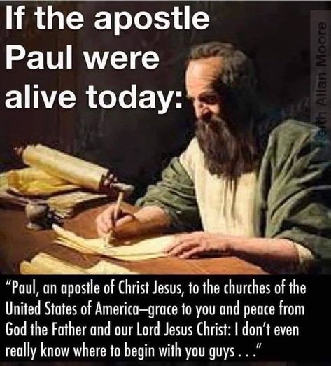 We did not create this theme! Our kudos to the person who came up with this! Jesus Jokes, Bible Jokes, Funny Christian Jokes, Catholic Humor, Church Memes, Church Humor, Christian Cartoons, Apostle Paul, Jesus Memes