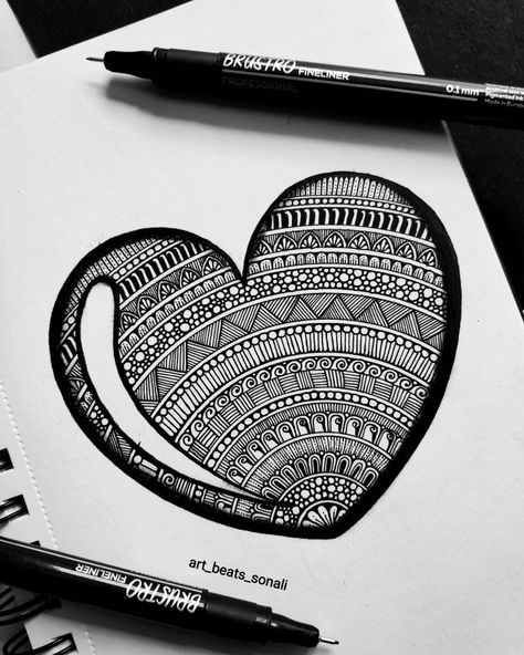 Sketch Mandala Art, Drawing Ideas Easy Mandala Art, Mandala Easy Drawing, Mandala Art Design Creative Beautiful, Mandala Art Simple Design, Mandala Drawing Ideas Creative Beautiful, Heart Mandala Art, Mandala Art Ideas Creative, Unique Mandala Drawing