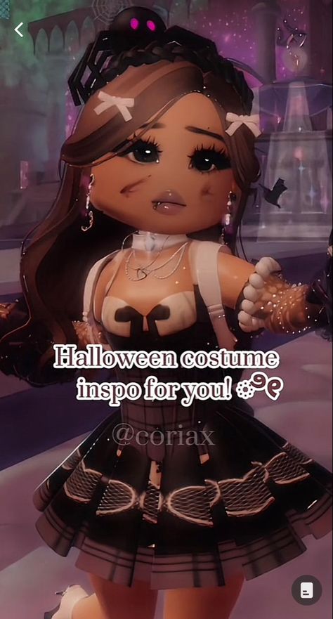 Halloween Fits Royale High, Rh Outfits Halloween, Royal High Halloween Costumes, Royalween Fit, Halloween Royal High Outfits, Royale High Halloween Costumes, Royale High Outfits Ideas Halloween, Royalween Outfit Ideas, Halloween Outfit Royale High